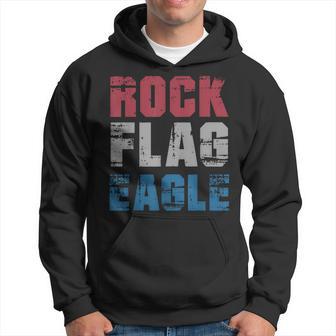 Sevenaces Rock Flag Eagle Hoodie - Thegiftio UK