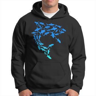 Shark Swarm Save The Sharks Hoodie - Thegiftio UK