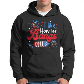 I Like How She Explodes Fireworks Couple 4Th Of July Hoodie - Monsterry UK