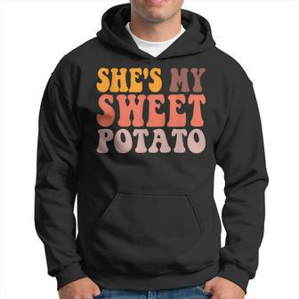 She Is My Sweet Potato I Yam Couples Valentine's Day Hoodie - Seseable