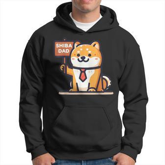 Shiba Dad Dog Shiba Inu Daddy Papa Father's Day Hoodie - Thegiftio UK