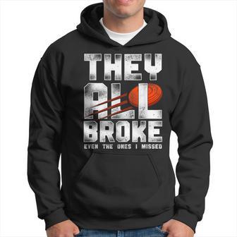 Shotgun Skeet Trap Clay Pigeon Shooting Vintage They All Hoodie | Seseable UK