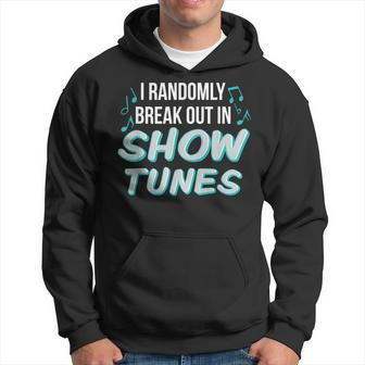 Show Tune Singer Theater Lover Broadway Musical Hoodie - Monsterry UK