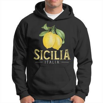 Sicilia Italia Italian Lemons Proud Sicilian Hoodie - Monsterry UK