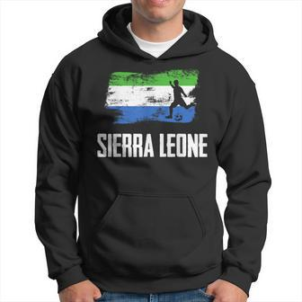 Sierra Leone Flag Jersey Sierra Leonian Soccer Team Hoodie - Monsterry UK