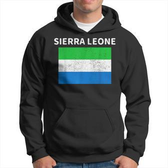 Sierra Leone Sierra Leonean Pride Flag Africa Print Hoodie - Monsterry