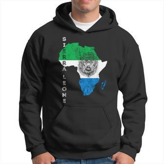 Sierra Leone Map Flag Of Sierra Leonean Pride Roots Hoodie - Monsterry DE