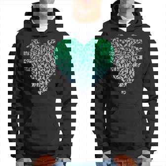 Silhouette Heart Penguins Penguin Lover Girls Penguin Hoodie - Thegiftio