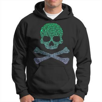 Silhouette Icon Pirate Skull & Crossbones Boys Pirate Hoodie - Thegiftio UK