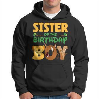 Sister Of The Birthday Boy Lion Family Matching Hoodie - Monsterry