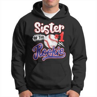 Sister Of Rookie 1St Baseball Birthday Party Theme Matching Hoodie - Monsterry