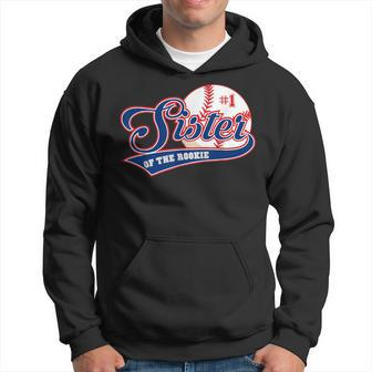 Sister Of Rookie Of Year 1St Birthday Baseball Family Party Hoodie - Thegiftio UK