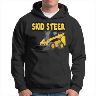 Skid Sr Construction Truck Learning Educational Cartoon Hoodie - Monsterry