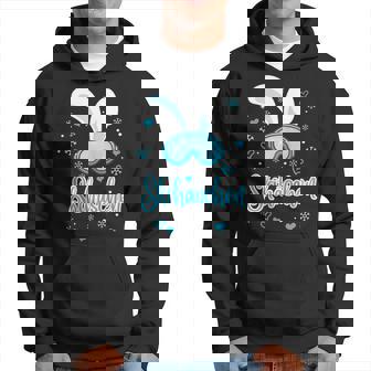 Skihäschen Apres Ski Outfit Bunny Costume Ski Hat Hoodie - Seseable