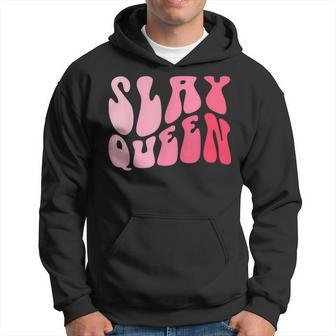 Slay Queen Slang For Self Confidence Make Someone Laugh Girl Hoodie - Seseable