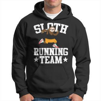 Sloth Running Team Running Hoodie | Mazezy