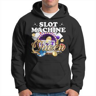 Slotmaschine Queen Casino Las Vegas Gambling Hoodie - Seseable