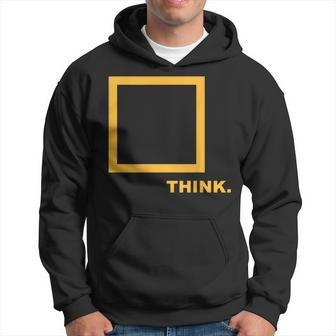 Be Smart Think Outside The Box Hoodie - Seseable