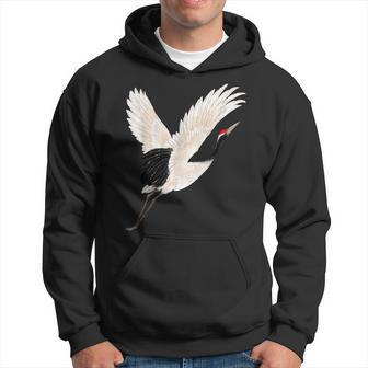 Snow Crane Bird White Bird Watching Expert Bird Photographer Hoodie - Monsterry AU