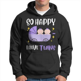 So Happy I Have Twins Mother's Day & Father's Day Twins Hoodie - Thegiftio UK