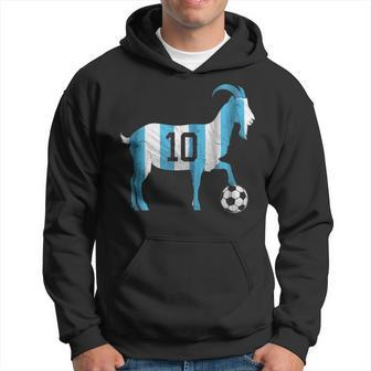 Soccer Football Greatest Of All Time Goat Number 10 Hoodie - Thegiftio UK