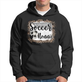 Soccer Nonnie Leopard Soccer Lover Mother's Father's Day Hoodie - Seseable