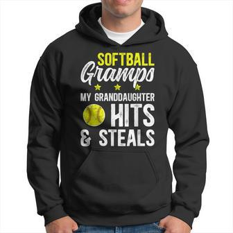 Softball Gramps Grandpa Softball Player Gramps Hoodie - Monsterry CA
