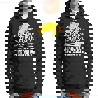 Softball Grandad Softball Player Game Day Father's Day Hoodie | Mazezy