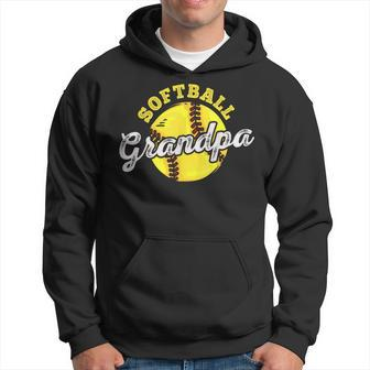 Softball Grandpa Grandfather Father's Day Hoodie - Monsterry AU