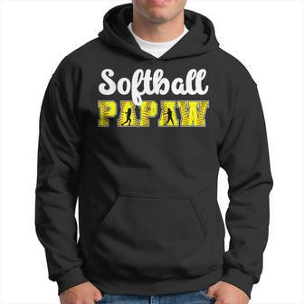 Softball Papaw Of A Softball Player Papaw Hoodie - Monsterry UK
