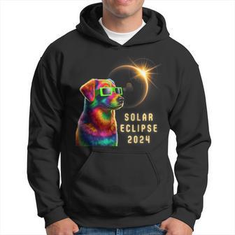 Solar Eclipse 2024 Dog Wearing Solar Eclipse Glasses Hoodie - Monsterry AU