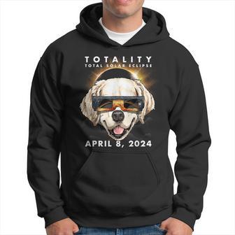 Solar Eclipse 2024 Golden Retriever Dog Hoodie - Monsterry UK