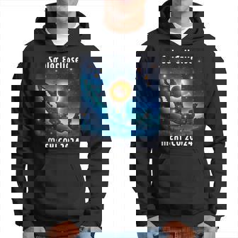 Solar Eclipse 2024 Mexico Starry Night Solar Eclipse 2024 Hoodie - Thegiftio