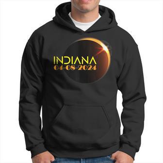 Solar Eclipse 2024 People Of State Indiana Solar Eclipse Hoodie - Thegiftio UK