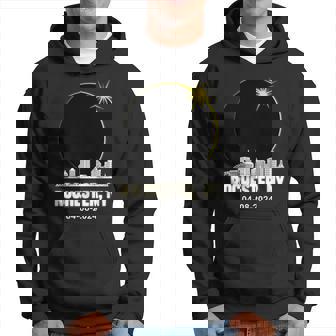 Solar Eclipse 2024 Rochester Skyline New York Solar Eclipse Hoodie | Seseable CA