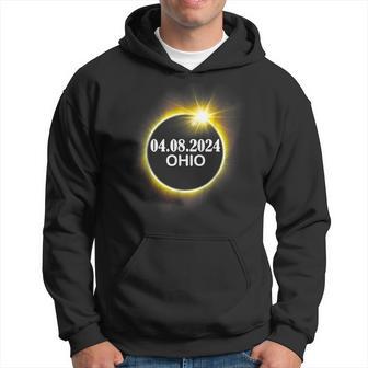 Solar Eclipse 2024 State Ohio Total Solar Eclipse States Hoodie - Monsterry AU