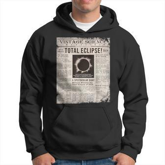 Solar Eclipse 2024 Total Eclipse Vintage Graphic Hoodie - Monsterry