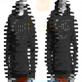 Solar Eclipse 2024 Total Solar Eclipse State Ohio Hoodie - Seseable