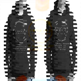 Solar Eclipse 2024 Twice In Lifetime 2024 Solar Eclipse Hoodie | Mazezy