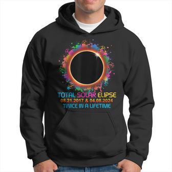 Solar Eclipse 2024 Twice In A Lifetime Totality 08 04 2024 Hoodie - Thegiftio UK