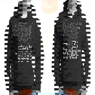 Solar Eclipse 2024 Usa Path Of Totality Map April 8 2024 Hoodie - Thegiftio