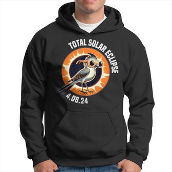 Solar Eclipse 2024 Wearing Solar Eclipse Glasses Hoodie - Monsterry DE