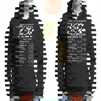Solar Eclipse Twice In Lifetime 2024 Total Solar Eclipse Hoodie | Mazezy