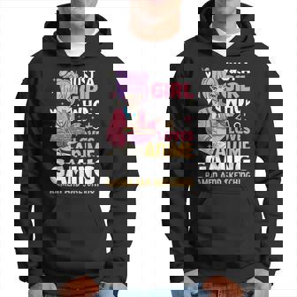 Solo Una Chica Que Ama Los Juegos De Anime Ramen Y Dibujos De Anime Sudadera - Regaloses