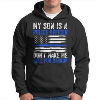 My Son Is A Police Officer Hoodie - Monsterry DE