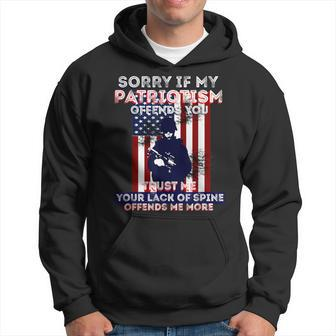 Sorry If My Patriotism Offends You Patriotic America Hoodie - Monsterry UK
