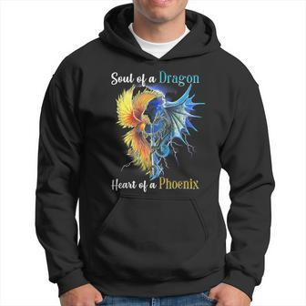 Soul Of A Dragon Heart Of A Phoenix Hoodie - Seseable