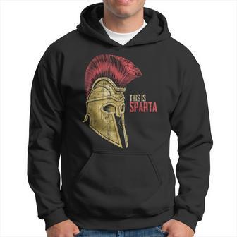 This Is Sparta Warrior Helmet Hoodie - Monsterry UK