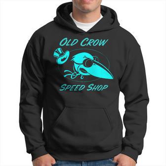 Speed Shop Old Crow A Cool Throwback Look Hoodie - Thegiftio UK