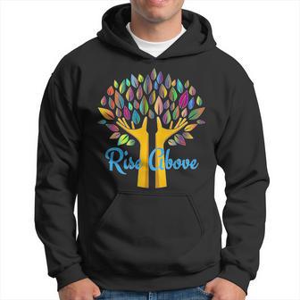 Spiritual Rise Above Overcome Obstacles Motivational Hoodie - Monsterry AU